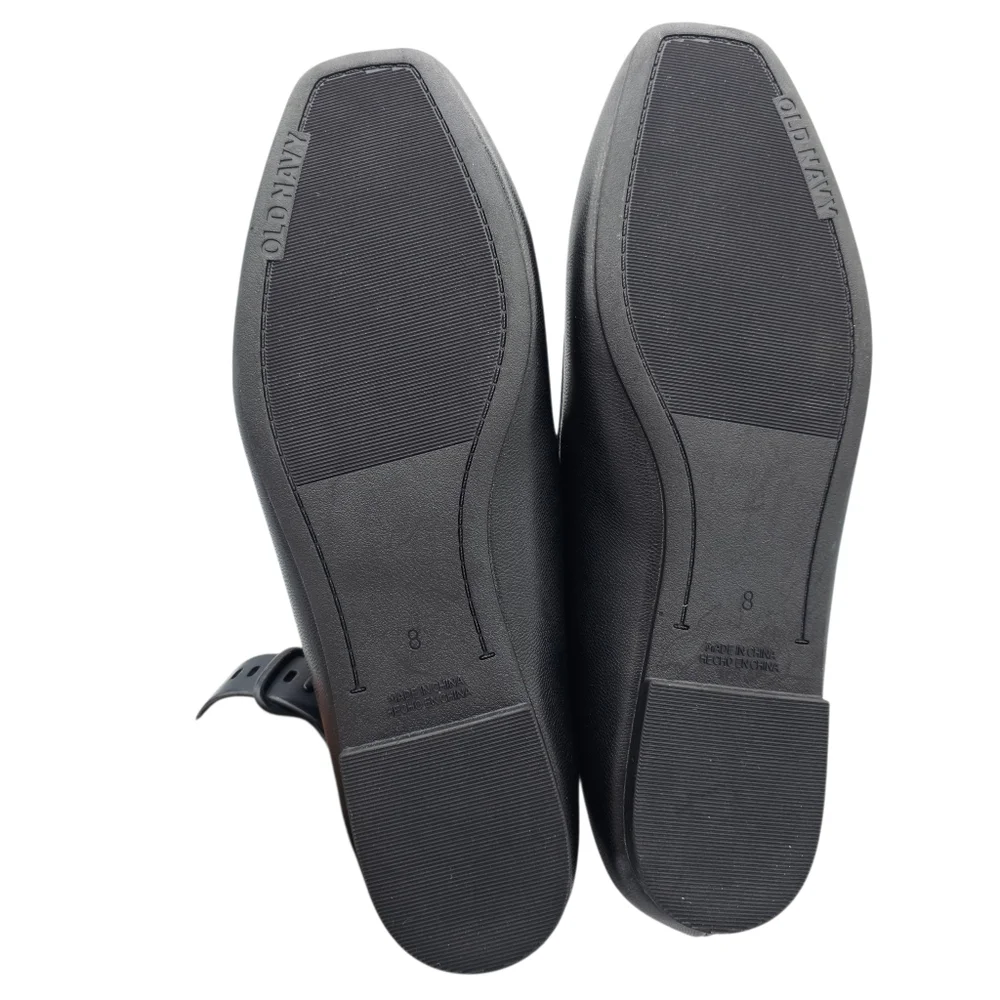 Old Navy #745324 Black Mary Jane Square-Toe Ballet Flats NWT - Picture 10 of 10